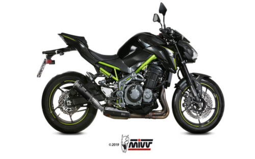 ท่อ Mivv สำหรับ KAWASAKI Z900 2017 > 2019 | SLIP-ON MK3 CARBON